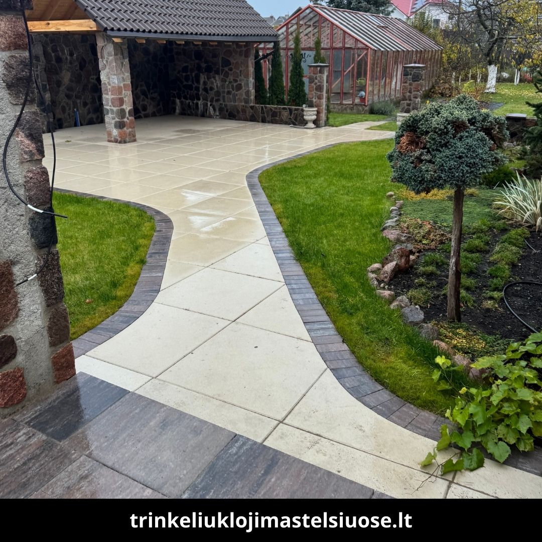 Trinkelių klojimas Telšiuose atlikti darbai 4