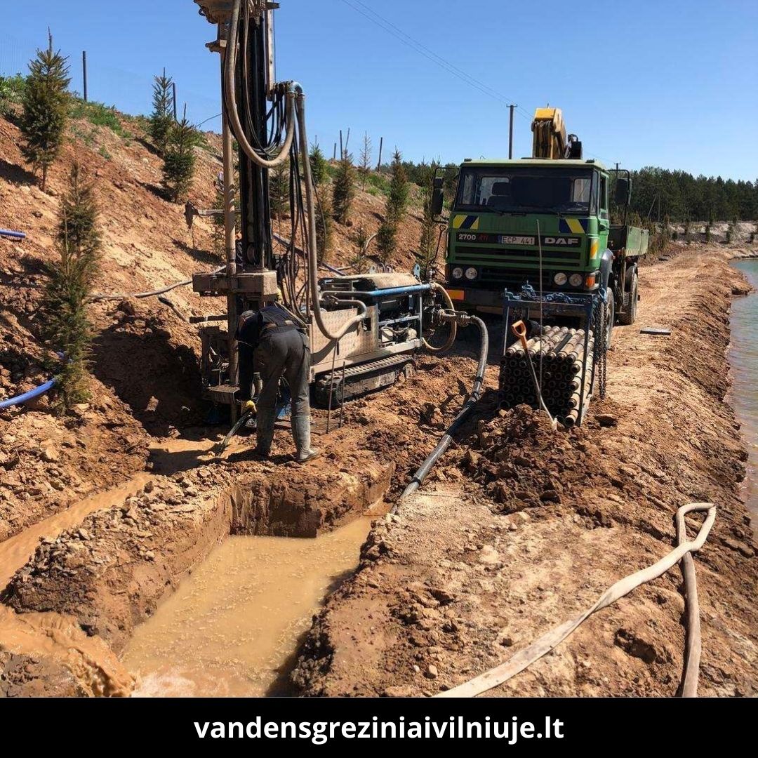 Vandens gręžiniai Vilniuje atlikti darbai 2
