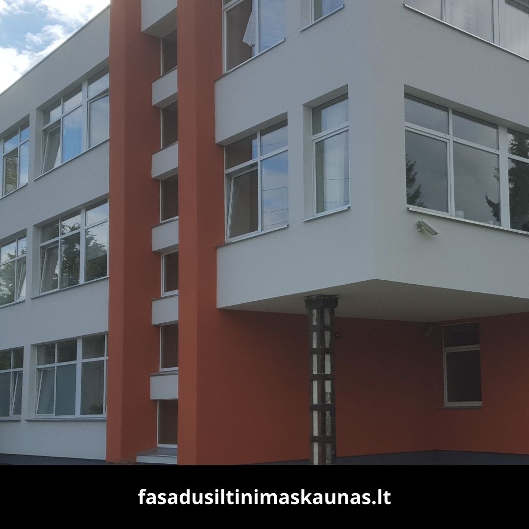 Fasadu siltinimo darbai atlikti Kaune 6