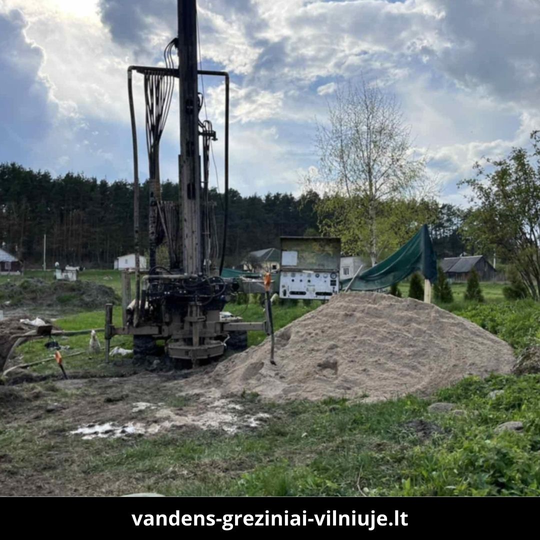 Vandens gręžiniai Vilniuje atlikti darbai 2