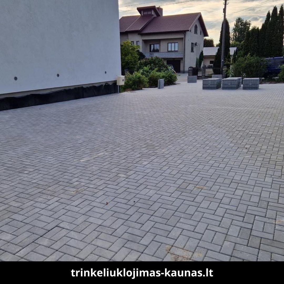 Trinkelių klojimas Kaunas atlikti darbai 9