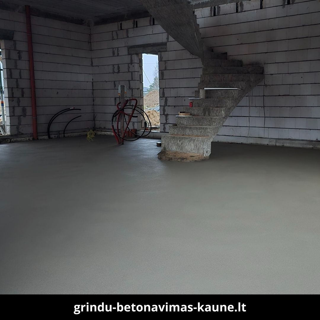 Grindu betonavimas Kaune atlikti darbai 8
