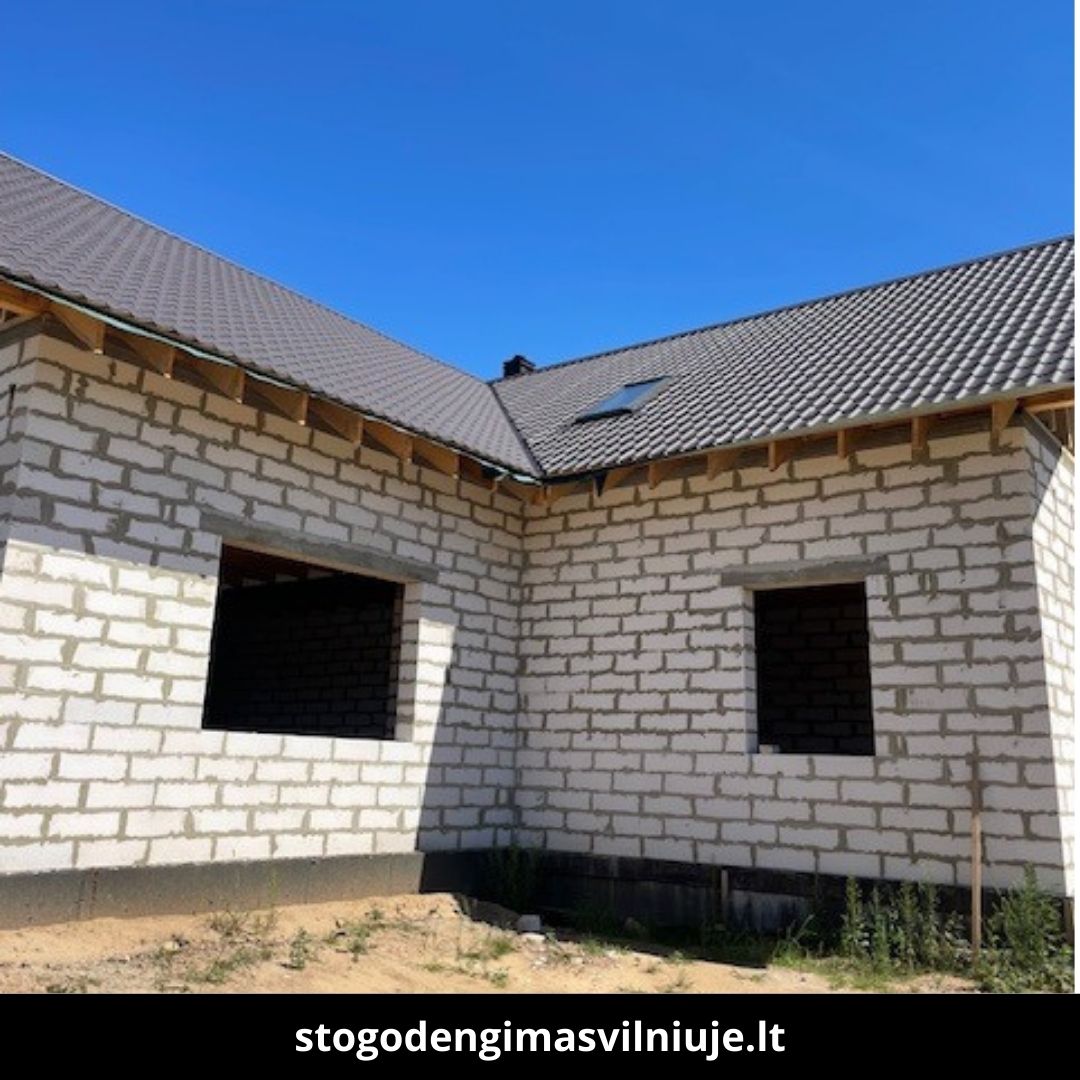Stogo dengimas Vilniuje atlikti darbai 3