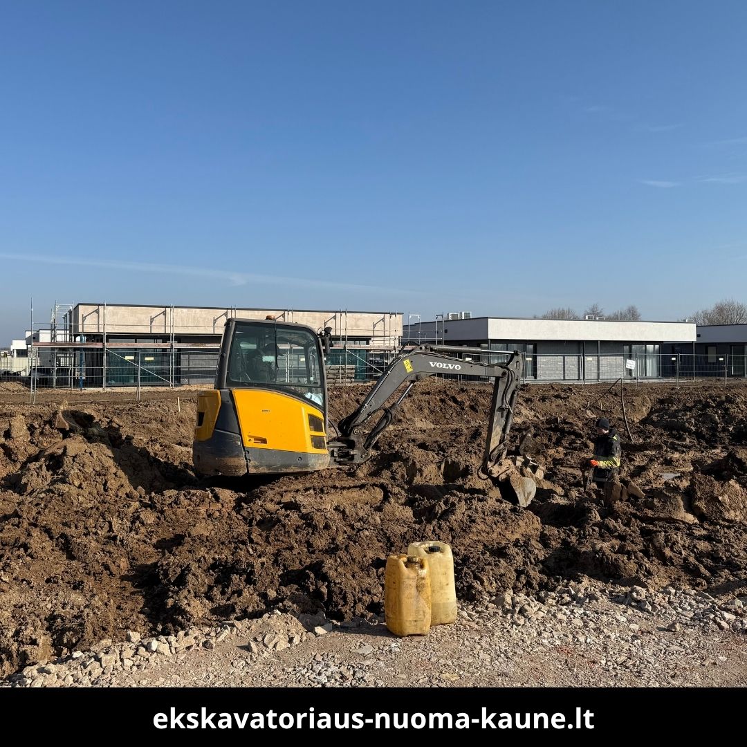 Ekskavatoriaus nuoma Kaune 1