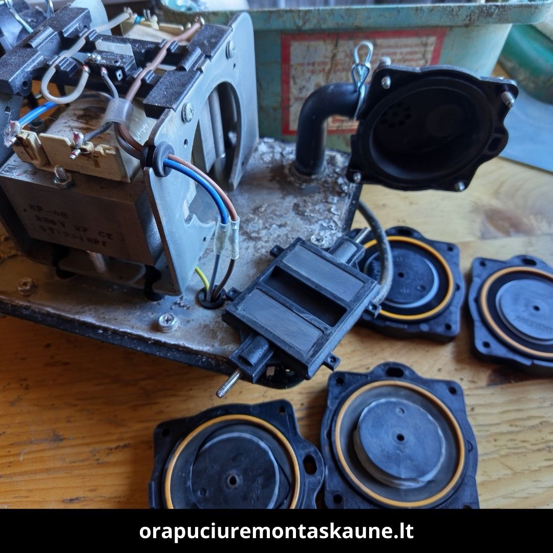 Orapūčių remontas Kaune atlikti darbai 6