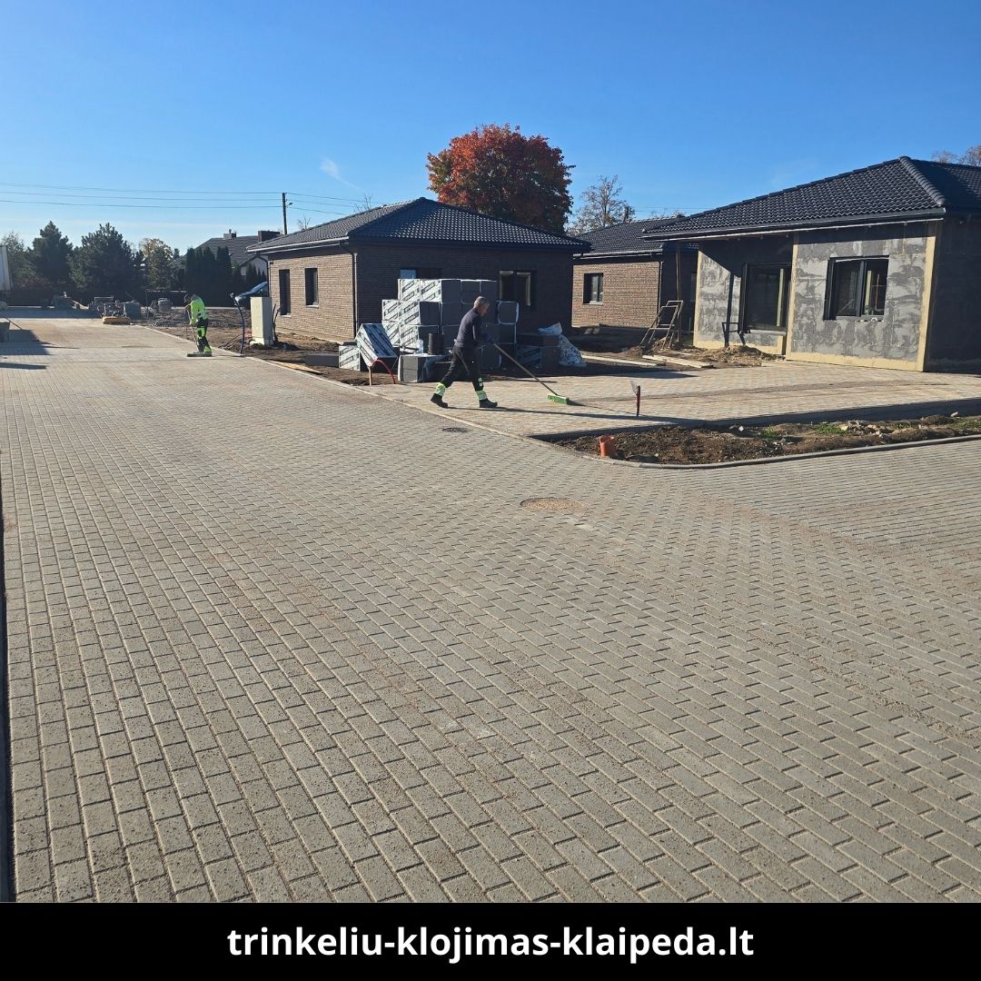 Trinkelių klojimas Kalipėdoje atlikti darbai 6