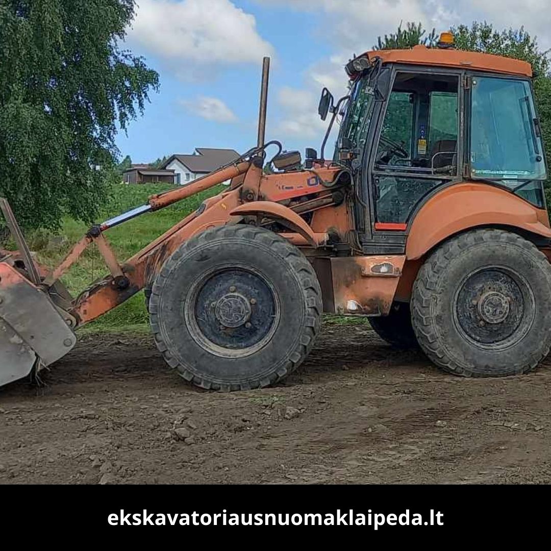 Ekskavatoriaus nuoma Klaipedoje - MB Raciokas technika 5