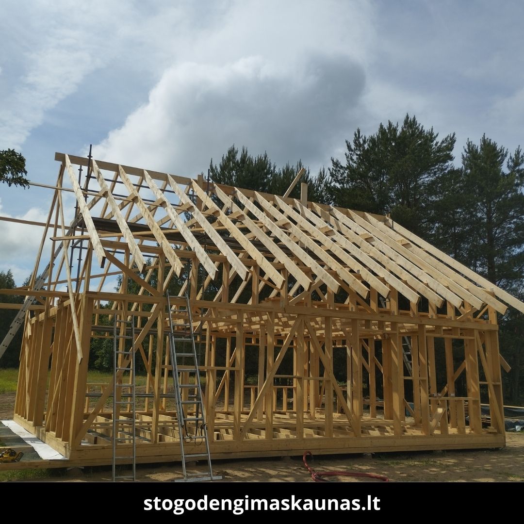 Stogo dengimas Kaunas atlikti darbai 12