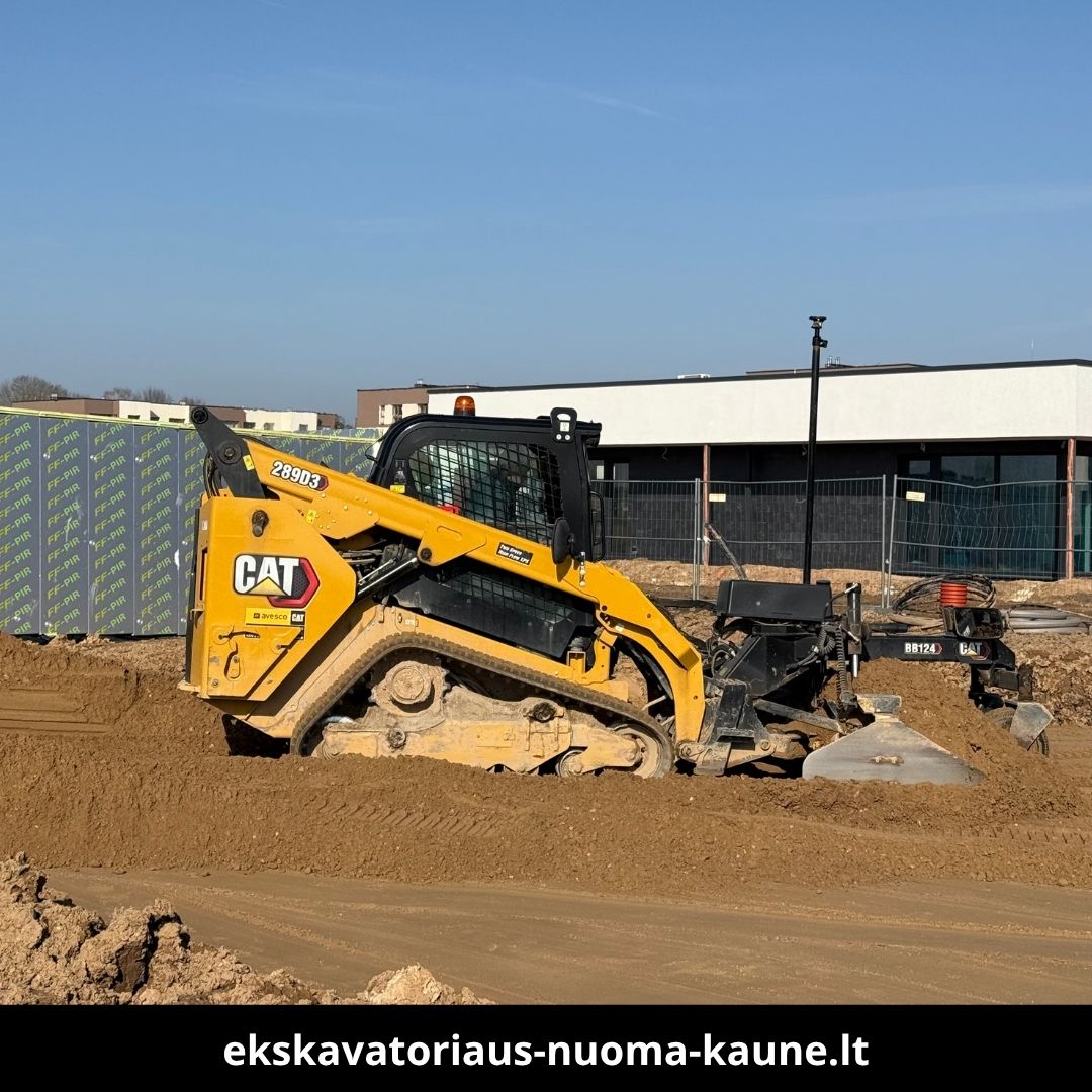 Ekskavatoriaus nuoma Kaune 5