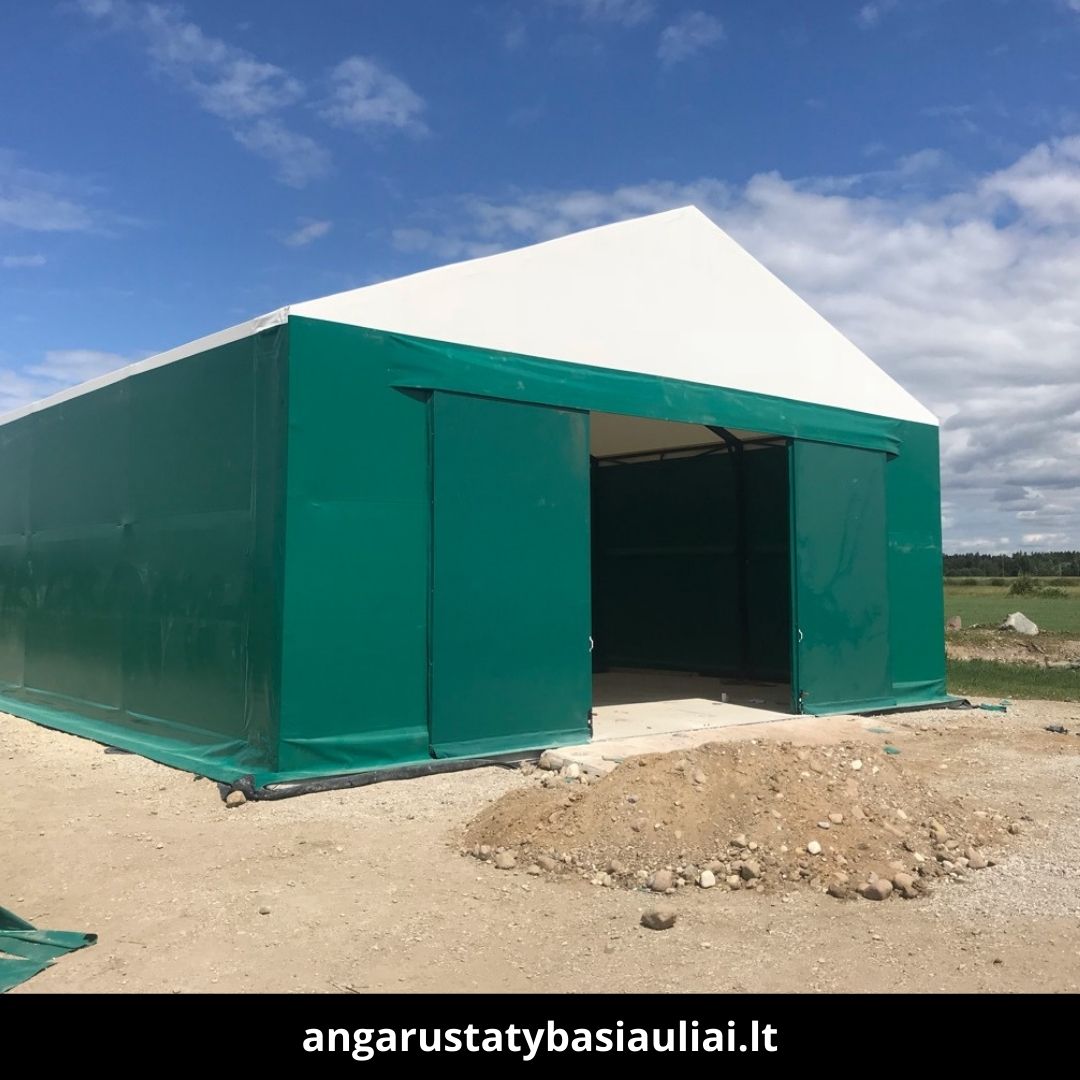 Angarų statyba Šiauliuose atlikti darbai 2