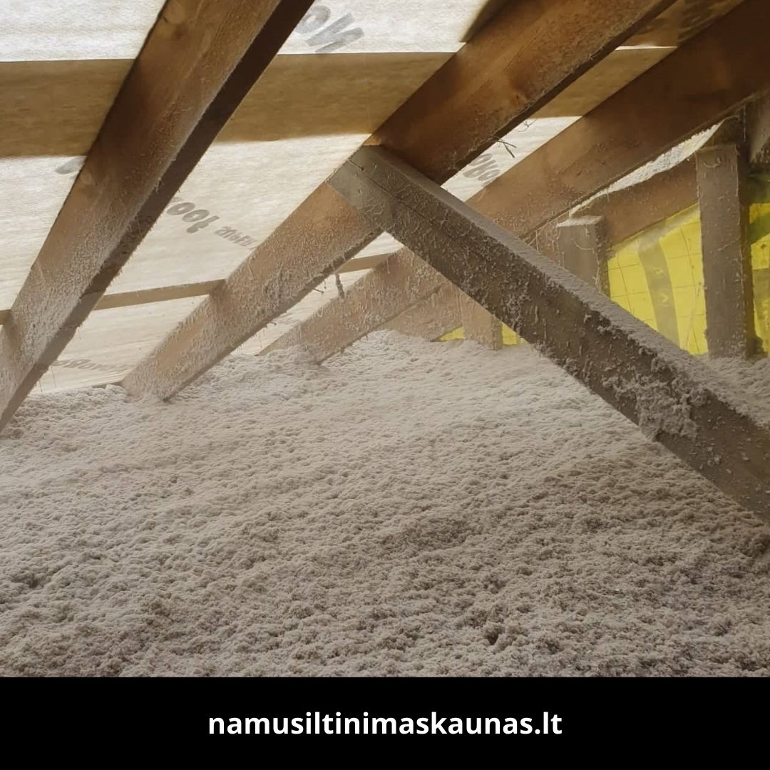 Namų šiltinimas Kaunas "Ekosved" atlikti darbai 5