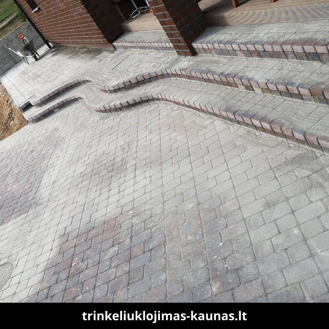 Trinkelių klojimas Kaunas atlikti darbai 4
