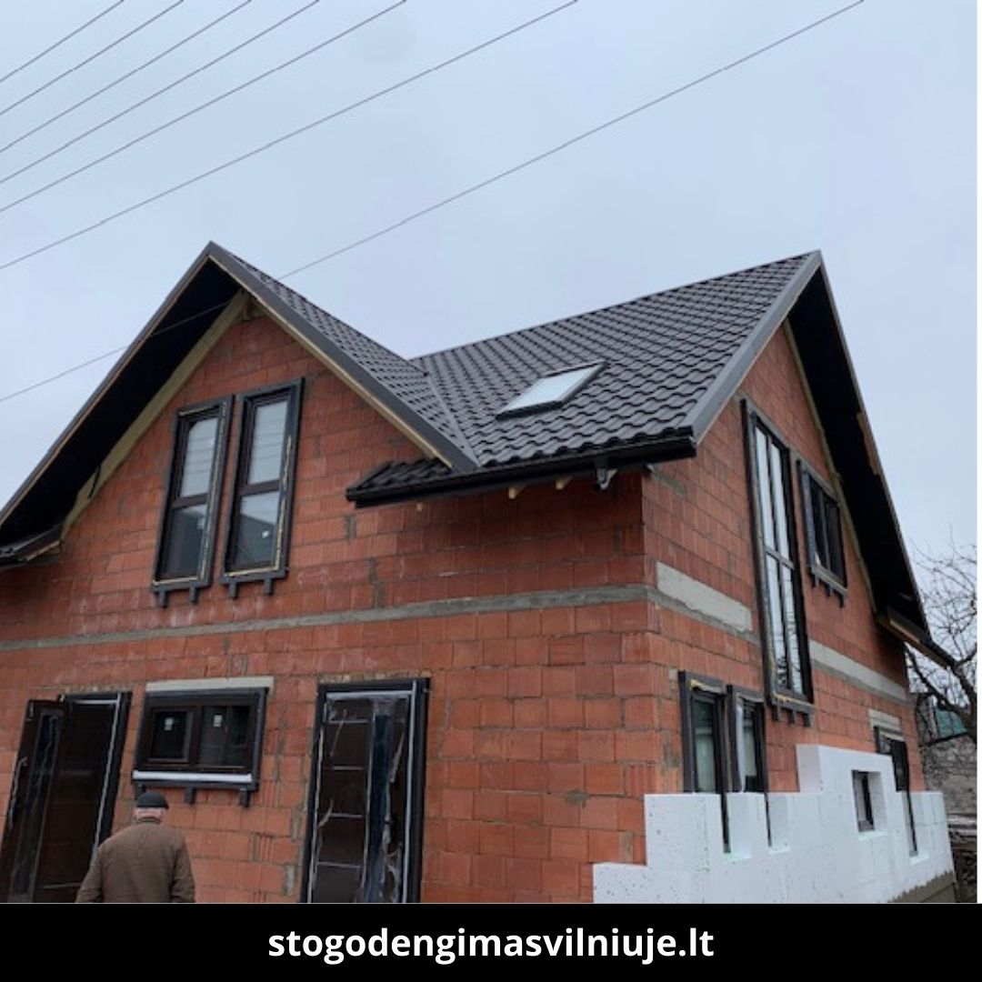 Stogo dengimas Vilniuje atlikti darbai 2