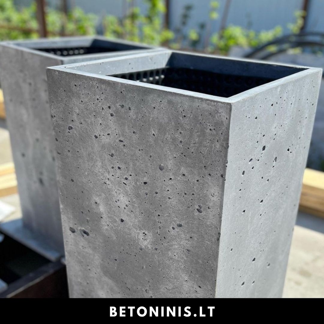 Betoniniai lauko - vidaus vazonai 5