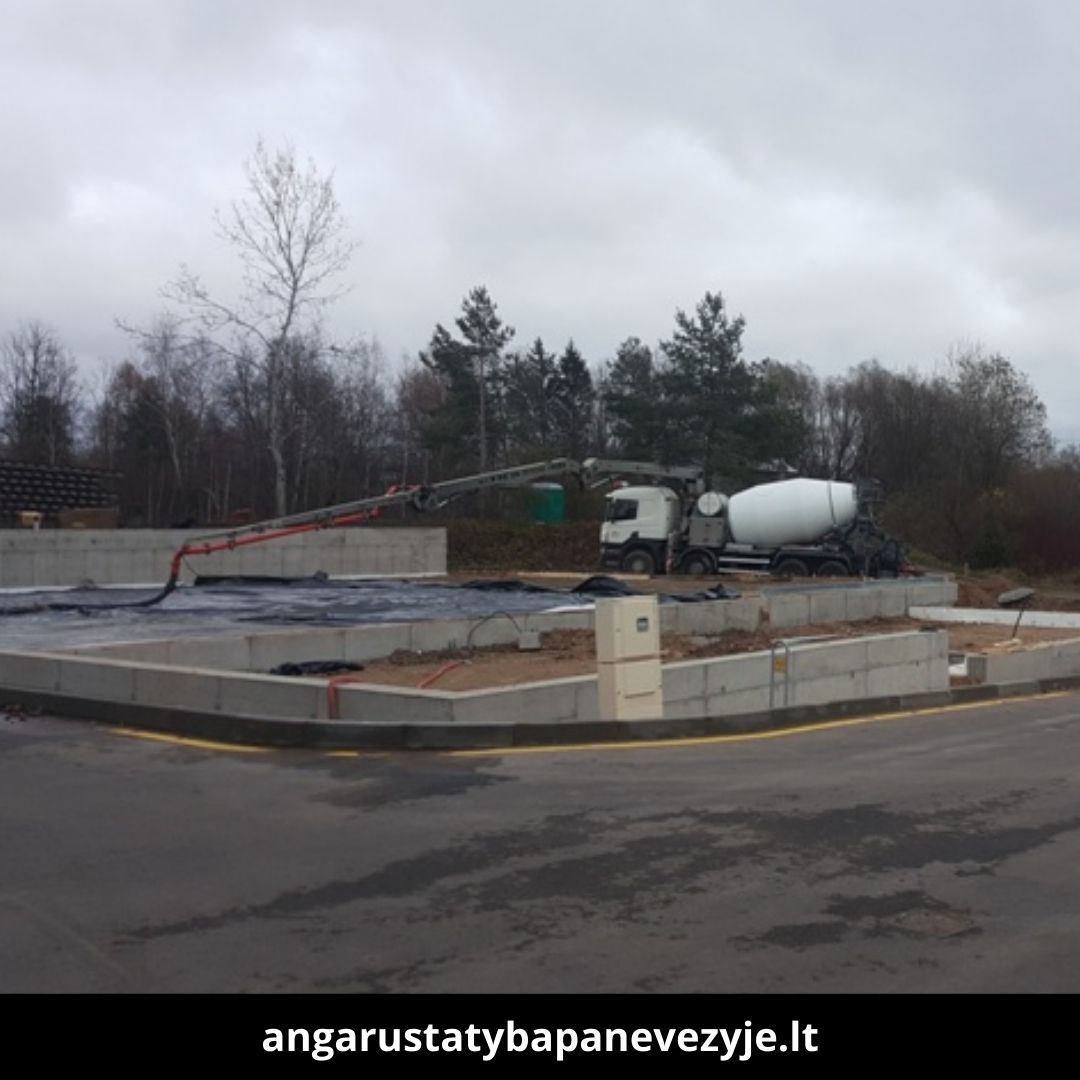 Angarų statyba Panevėžyje atlikti darbai 5