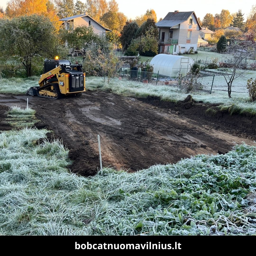 Bobcat nuoma Vilniuje atlikti darbai 1