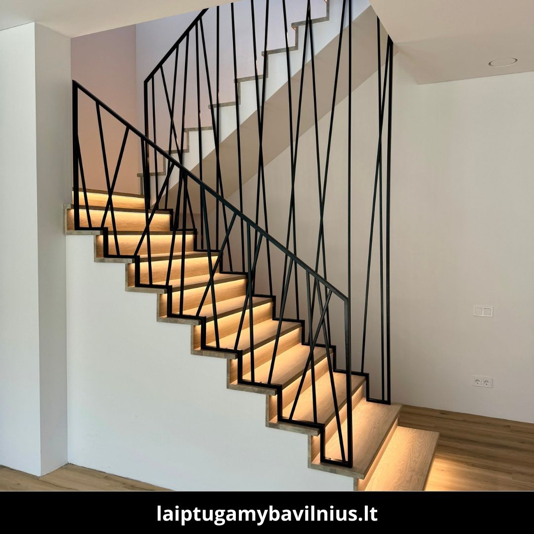 Laiptų gamyba Vilniuje atlikti darbai 2