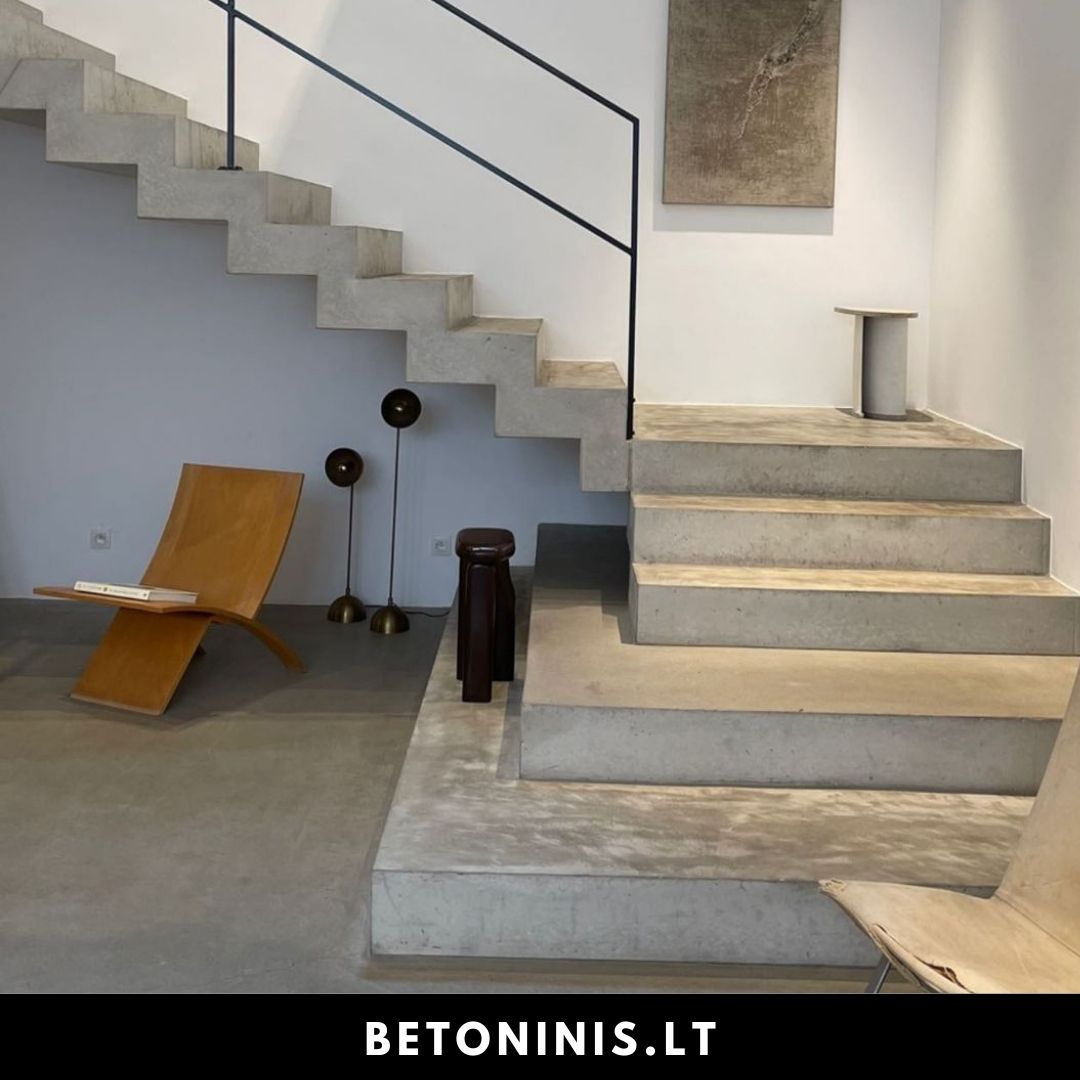 Betoninės laiptų pakopos 1