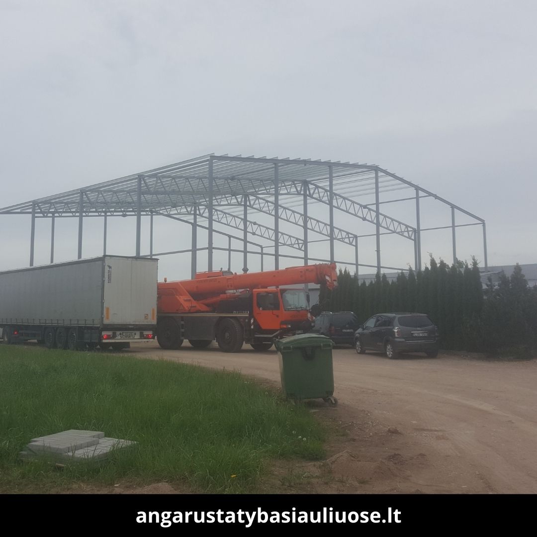 Angarų statyba Šiauliuose atlikti darbai 6