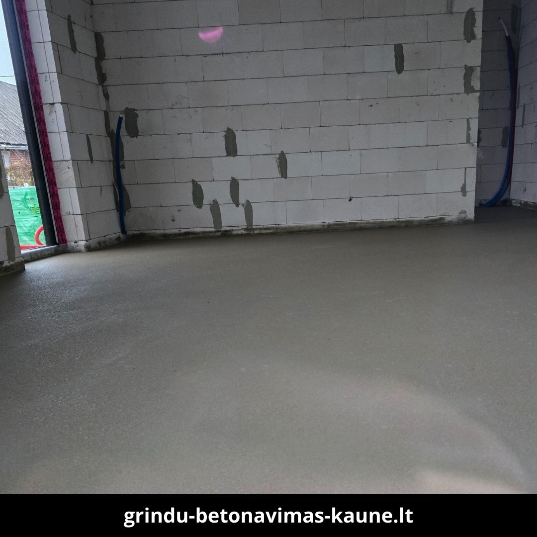 Grindu betonavimas Kaune atlikti darbai 5