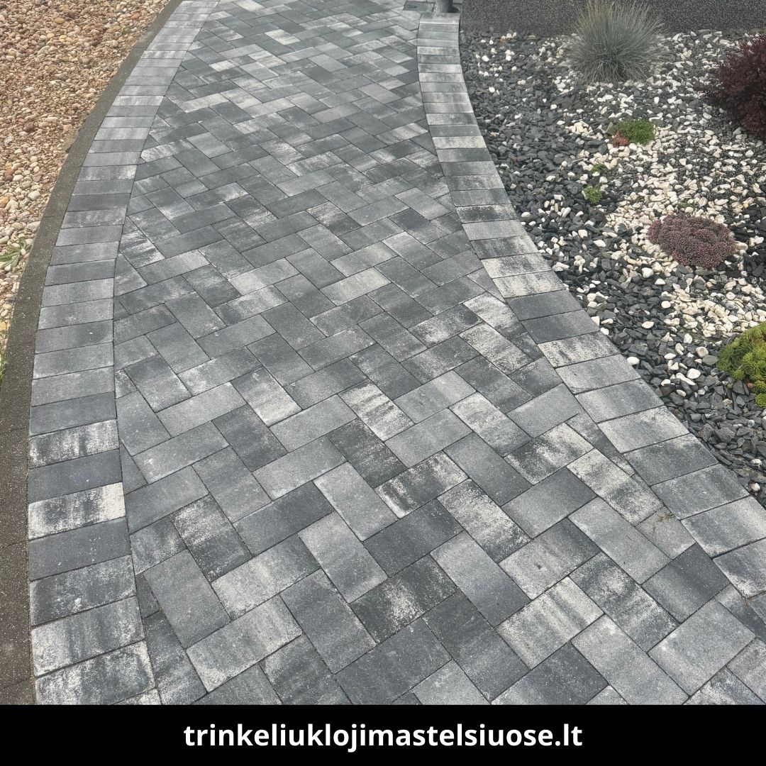 Trinkelių klojimas Telšiuose atlikti darbai 5