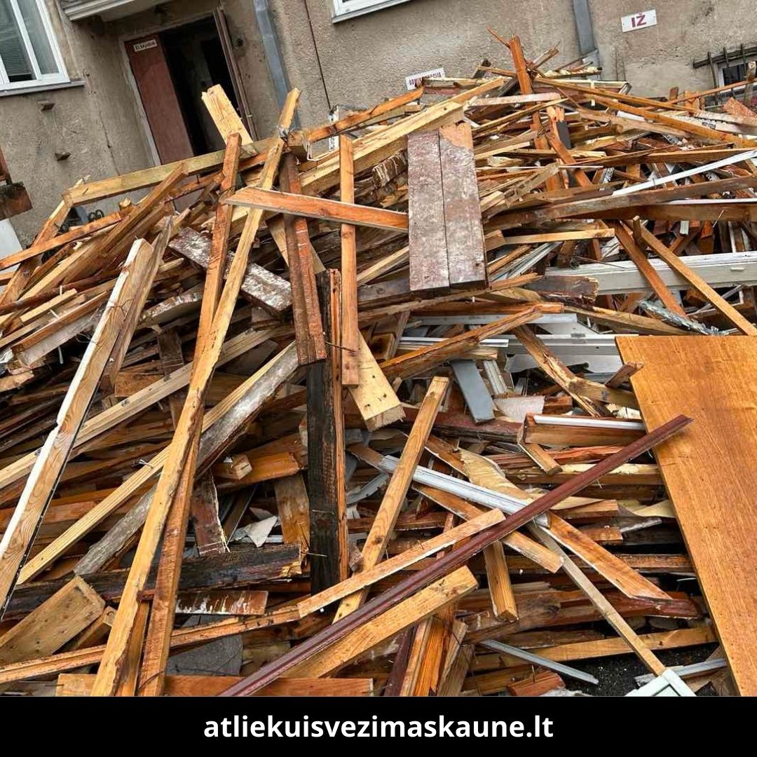 Atliekų išvežimas Kaune atlikti darbai 2