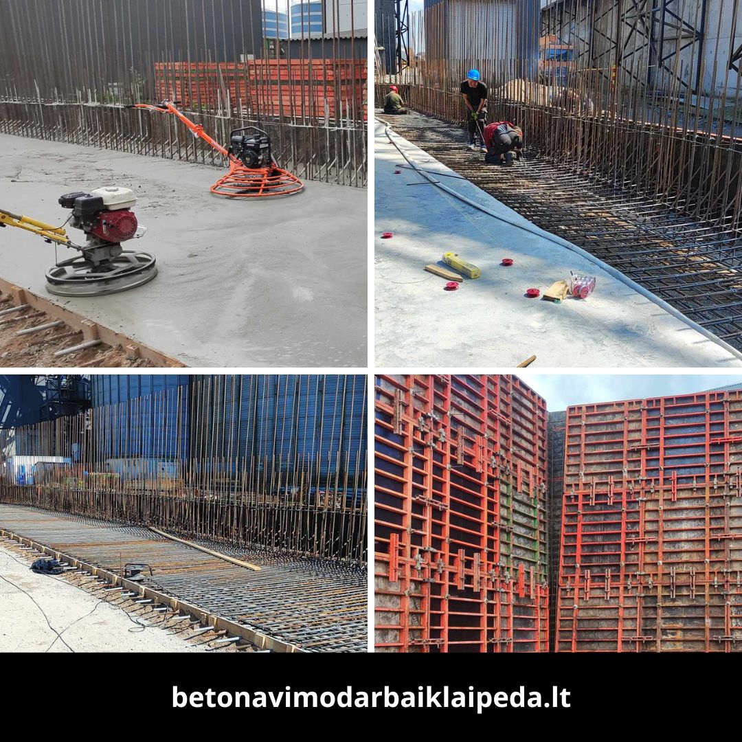 Betonavimo darbai Klaipeda
