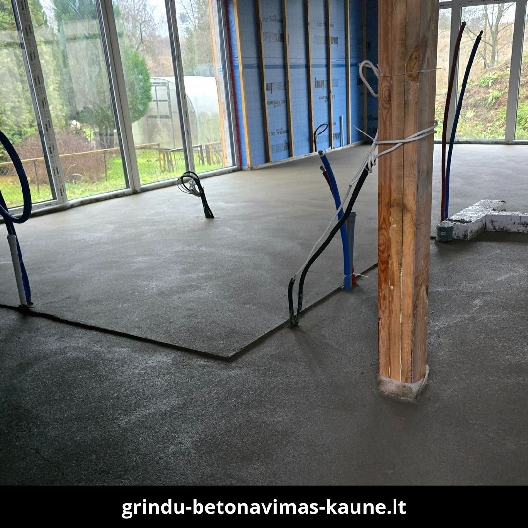 Grindu betonavimas Kaune atlikti darbai 6