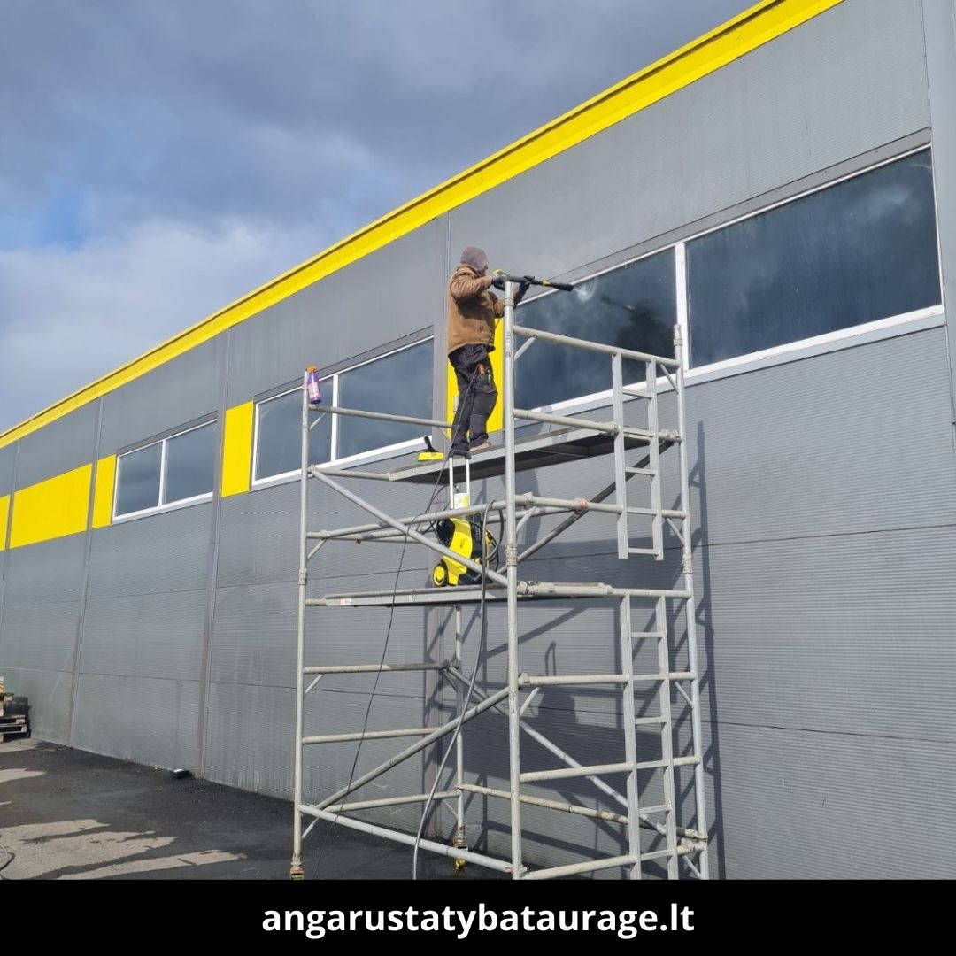 Angarų statyba Tauragėje atlikti darbai 1