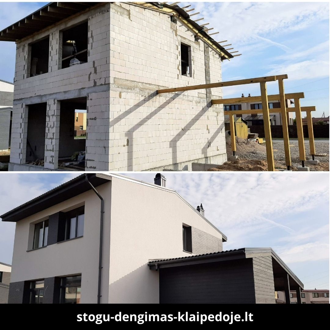 Stogų dengimas Klaipėdoje atlikti darbai 7