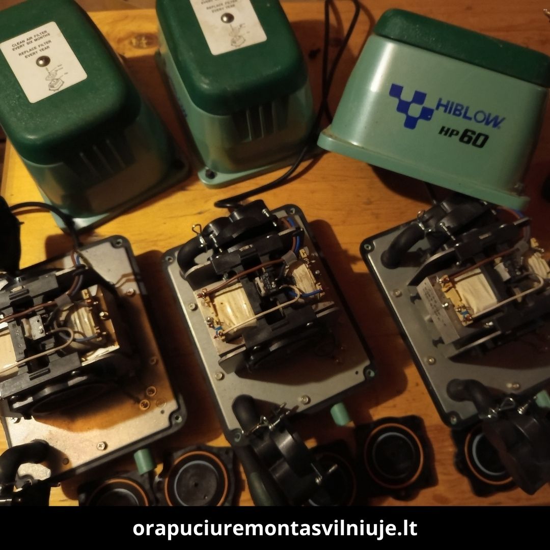 Orapūčių remontas Vilniuje atlikti darbai 6