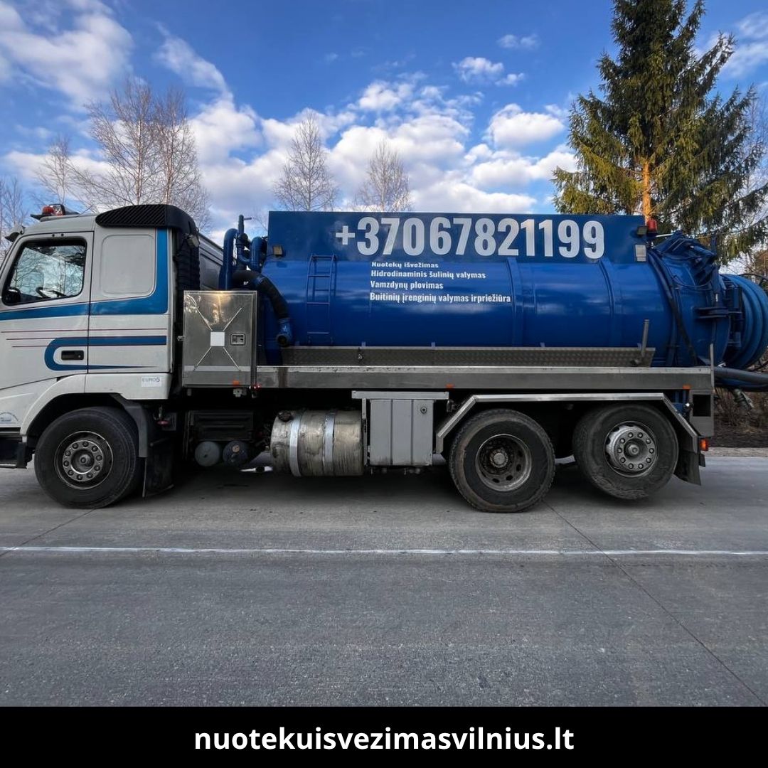 Nuotekų išvežimas Vilniuje 1