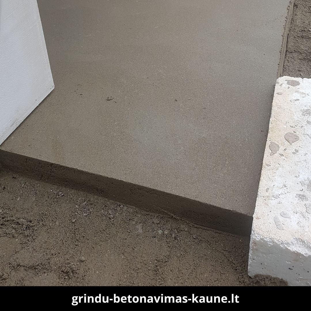Grindu betonavimas Kaune atlikti darbai 3