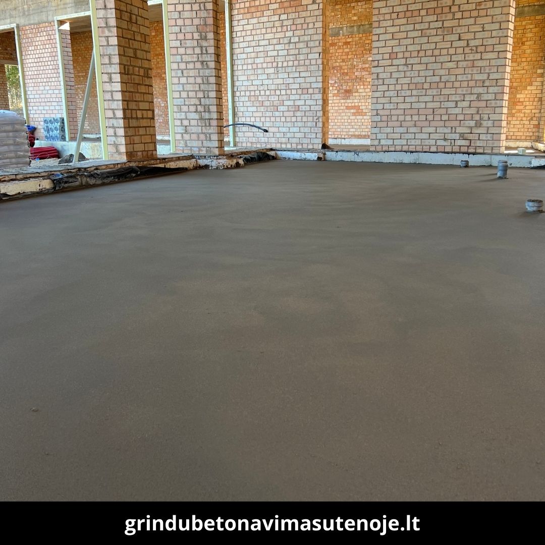 Grindų betonavimas Utenoje atlikti darbai 6