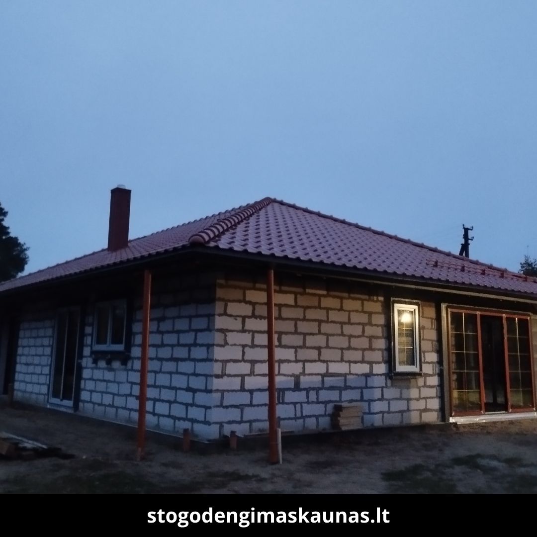 Stogo dengimas Kaunas atlikti darbai 10