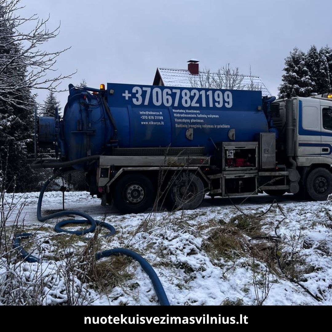 Nuotekų išvežimas Vilniuje 2