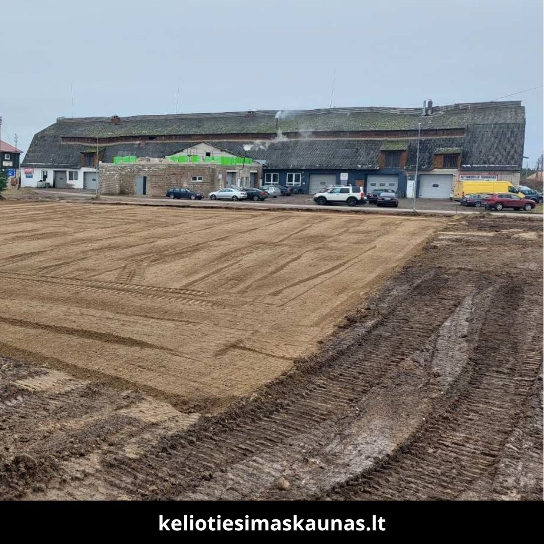 Kelio tiesimas Kaune darbai 7