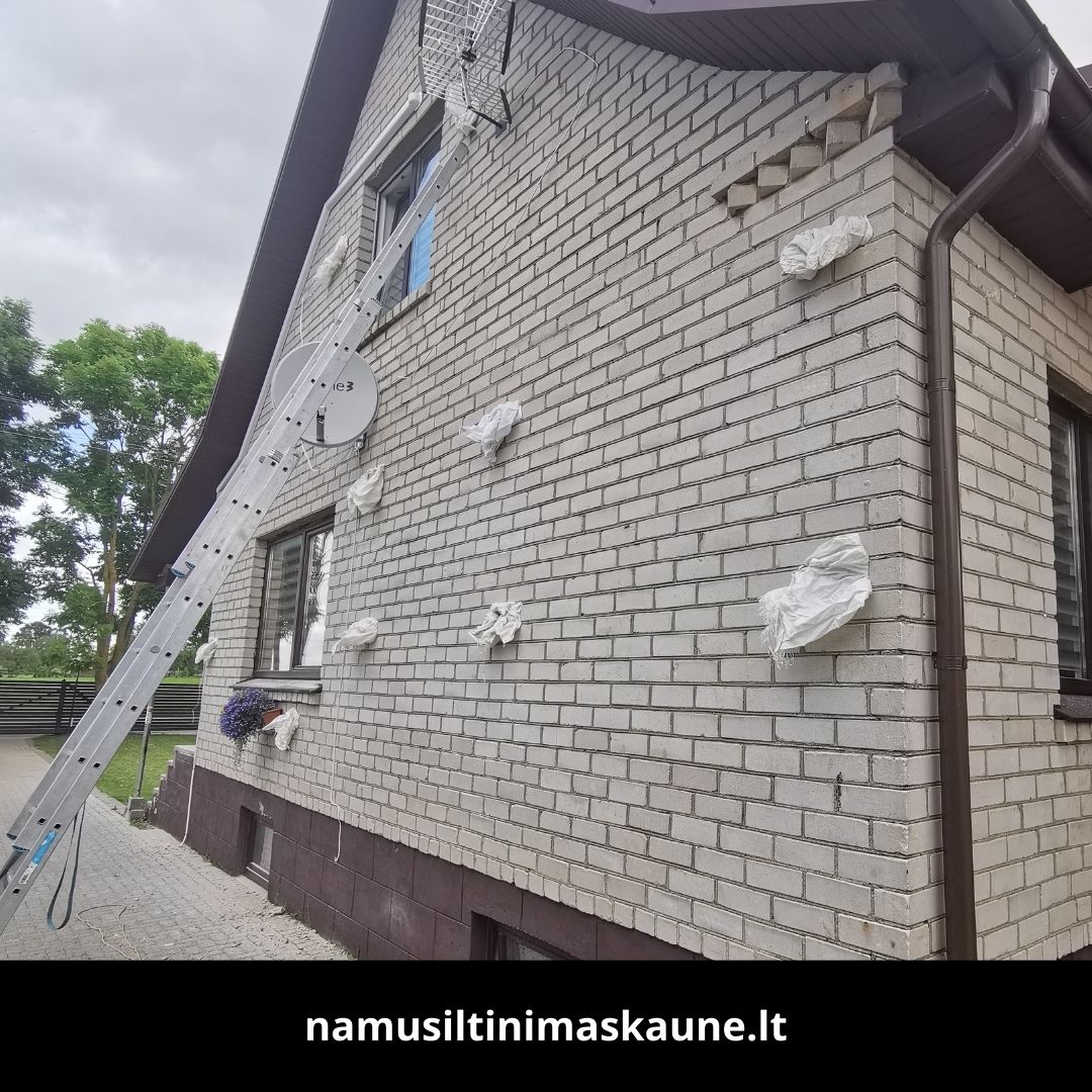 Namų šiltinimas Kaune "Šiltmena" atlikti darbai 2