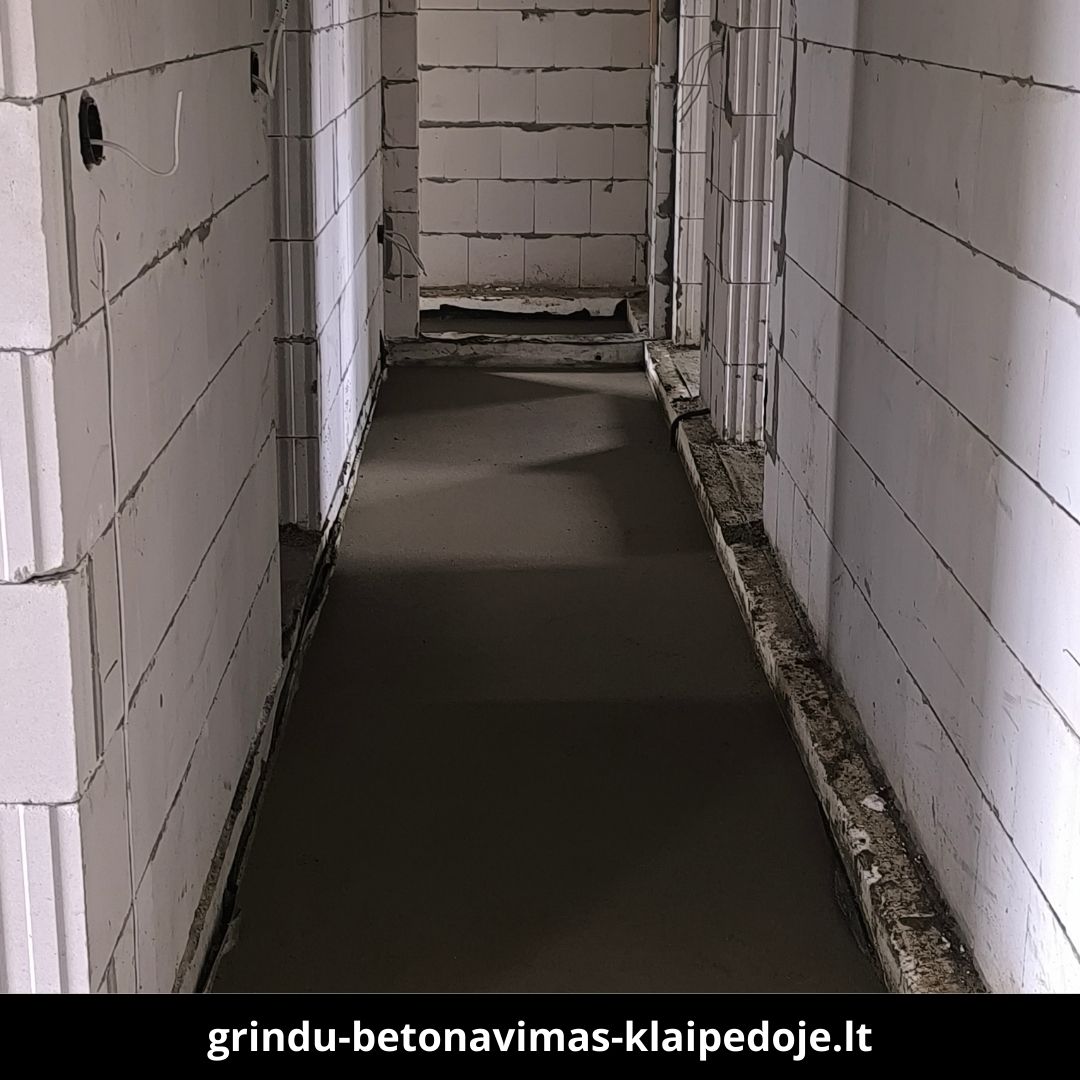 Grindų betonavimas Klaipėdoje atlikti darbai 5