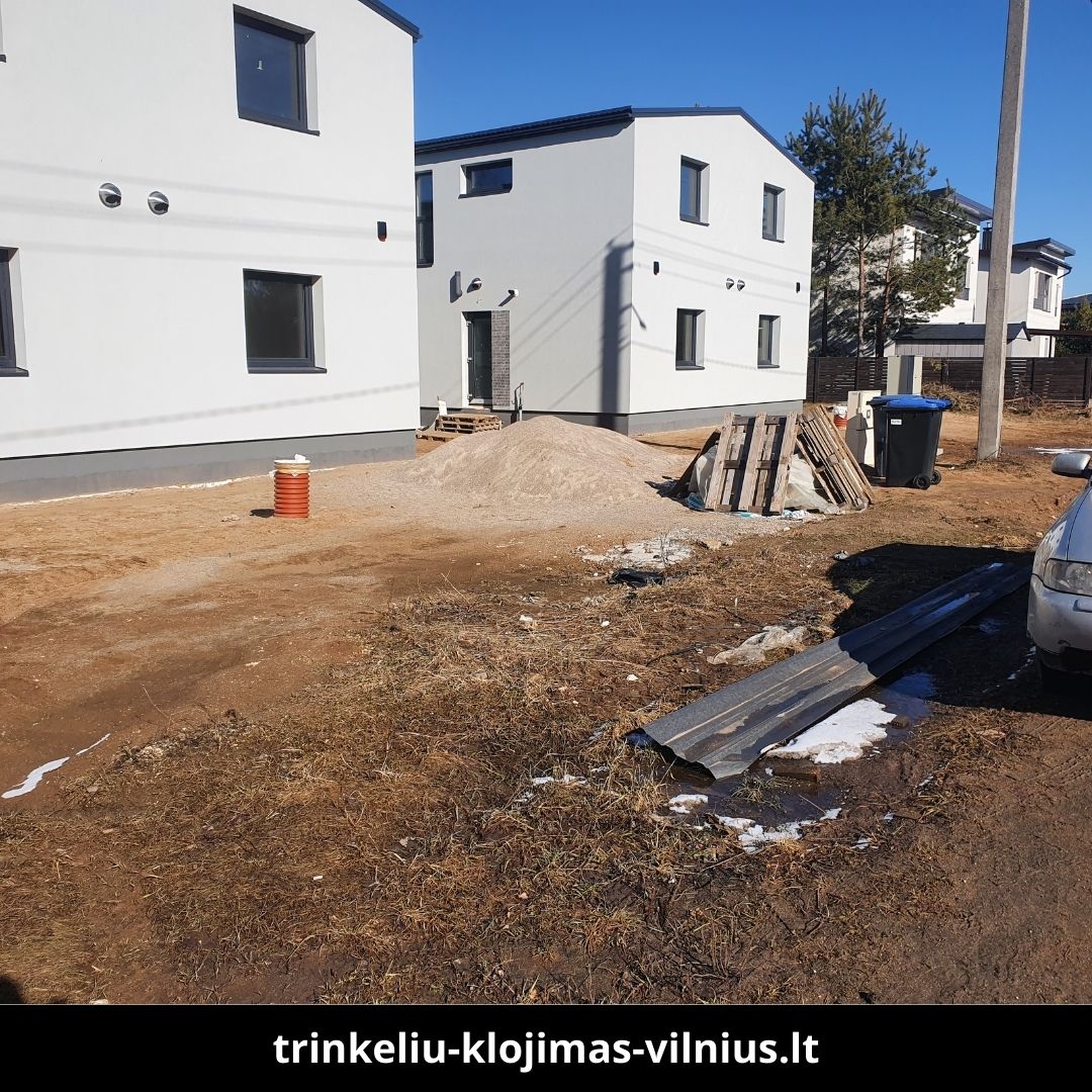 Trinkelių klojimas Vilniuje atlikti darbai 3