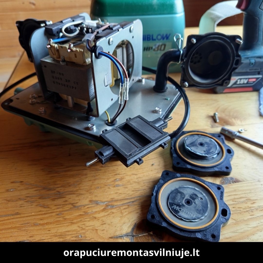 Orapūčių remontas Vilniuje atlikti darbai 1