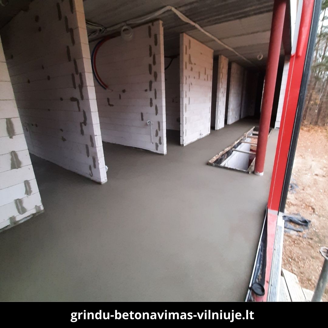 Grindų betonavimas Vilniuje atlikti darbai 8