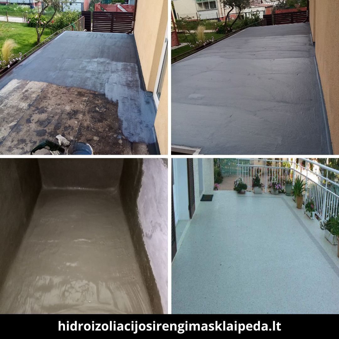 Hidroizoliacijos įrengimas Klaipėdoje