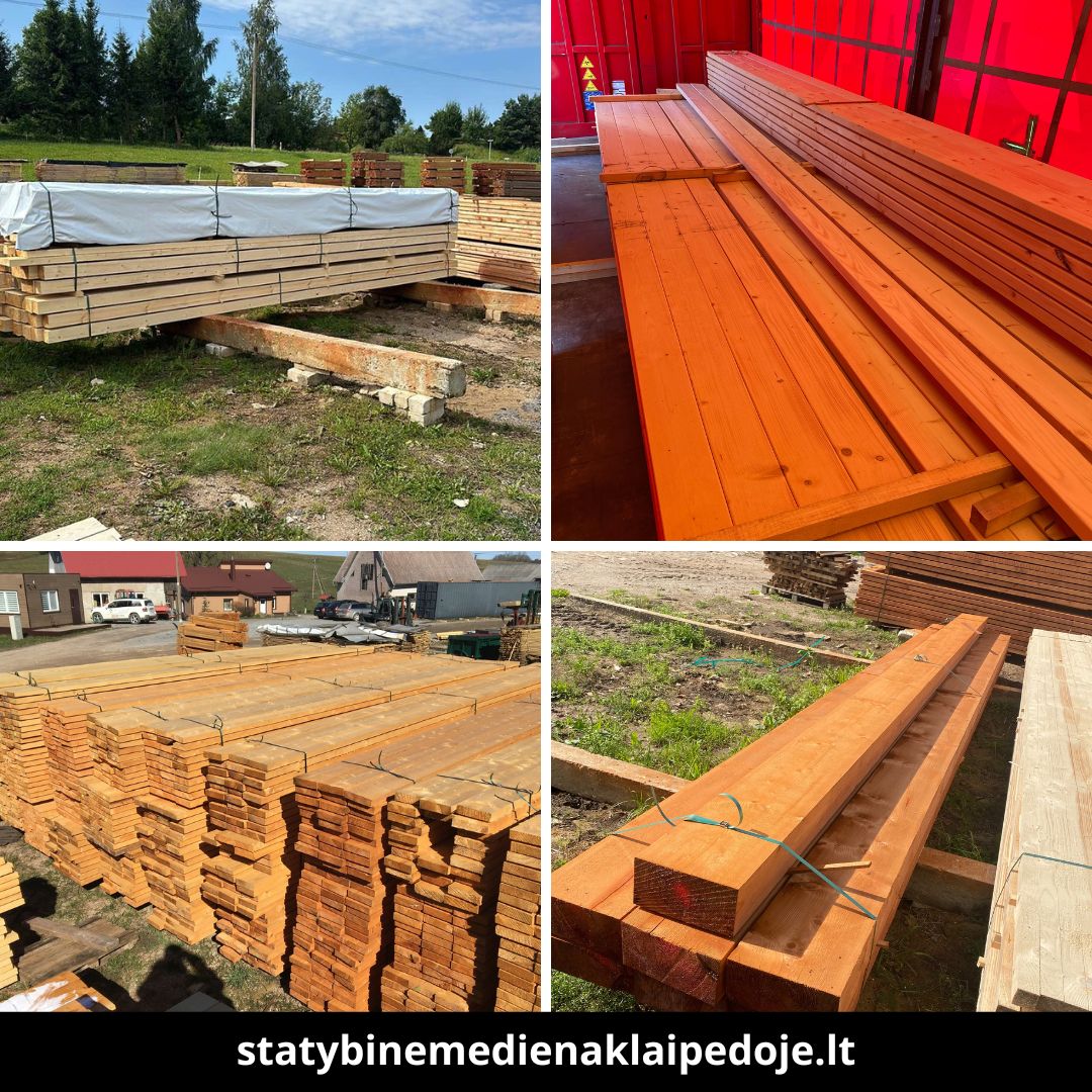 Statybinė mediena Klaipėdoje
