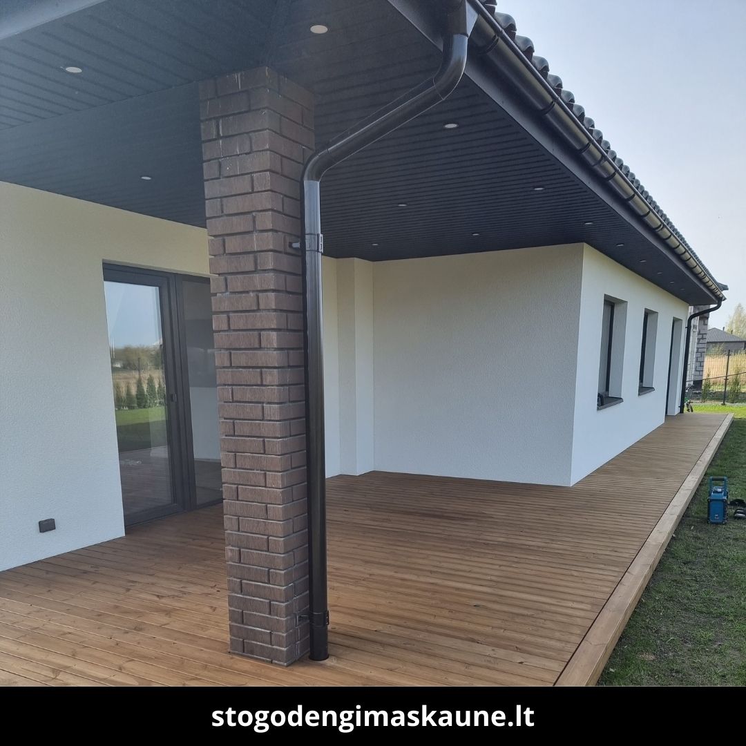Stogo dengimas Kaune atlikti darbai 2