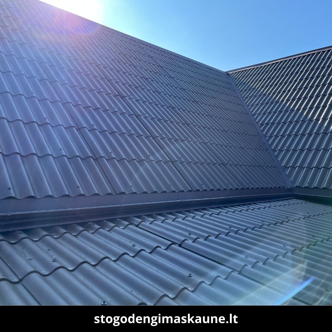 Stogo dengimas Kaune atlikti darbai 6