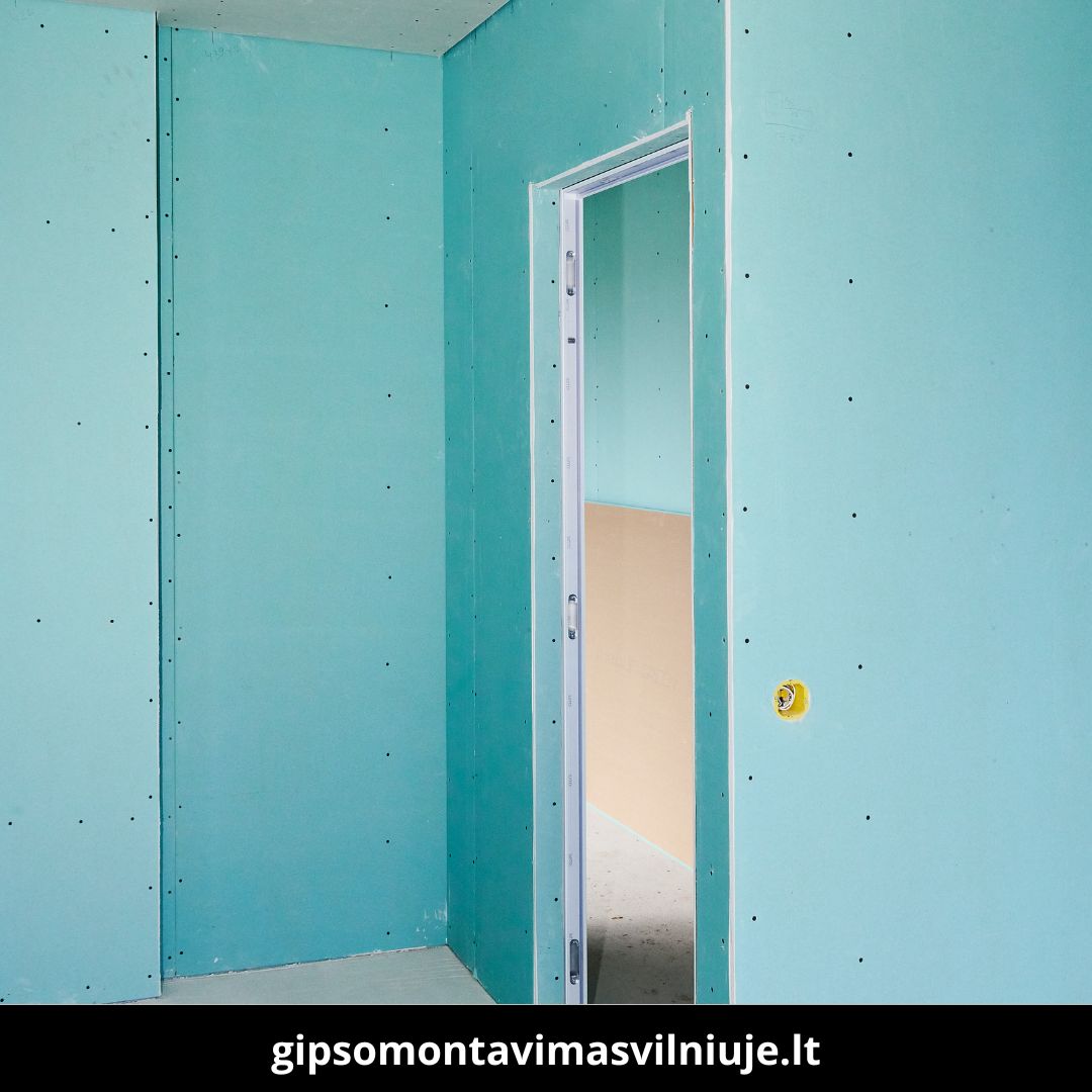 Gipso montavimas Vilniuje atlikti darbai 5