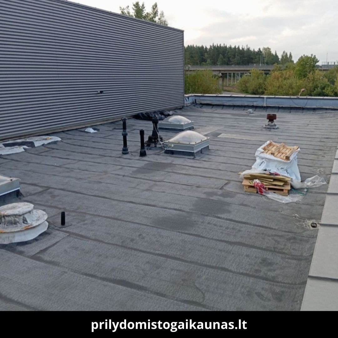 Prilydomi stogai Kaune atlikti darbai 4