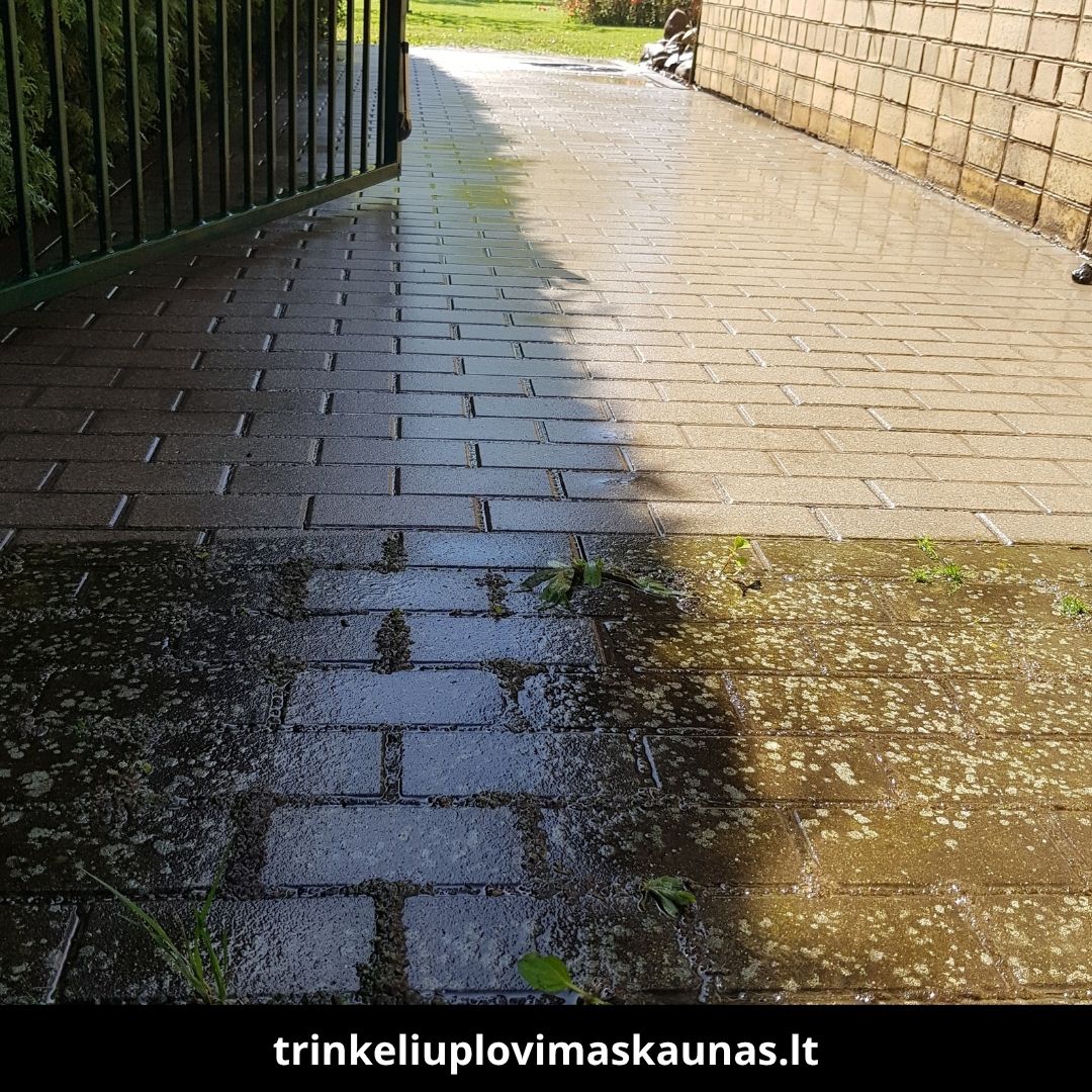 Trinkelių plovimas Kaune atlikti darbai 1