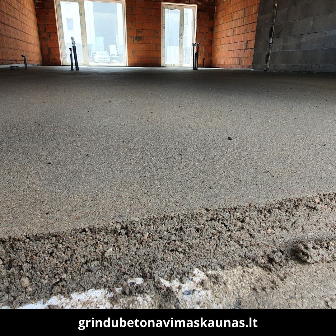 Grindų betonavimas Kaunas atlikti darbai 3
